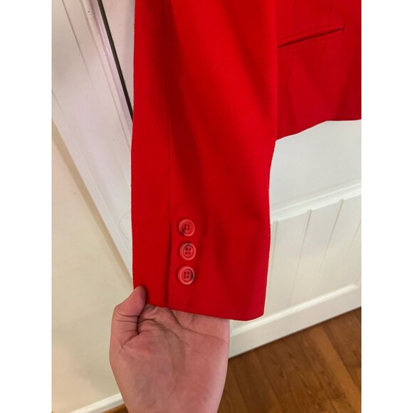 Vintage Pendleton Women's Red Wool Blazer Size 14 - Picture 4 of 6